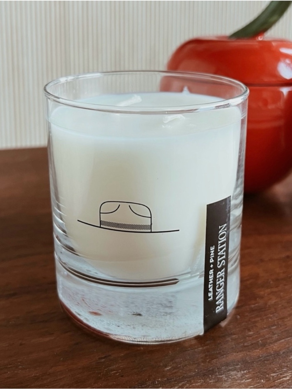 NIB Ranger Station 8.5oz Leather + Pine Candle